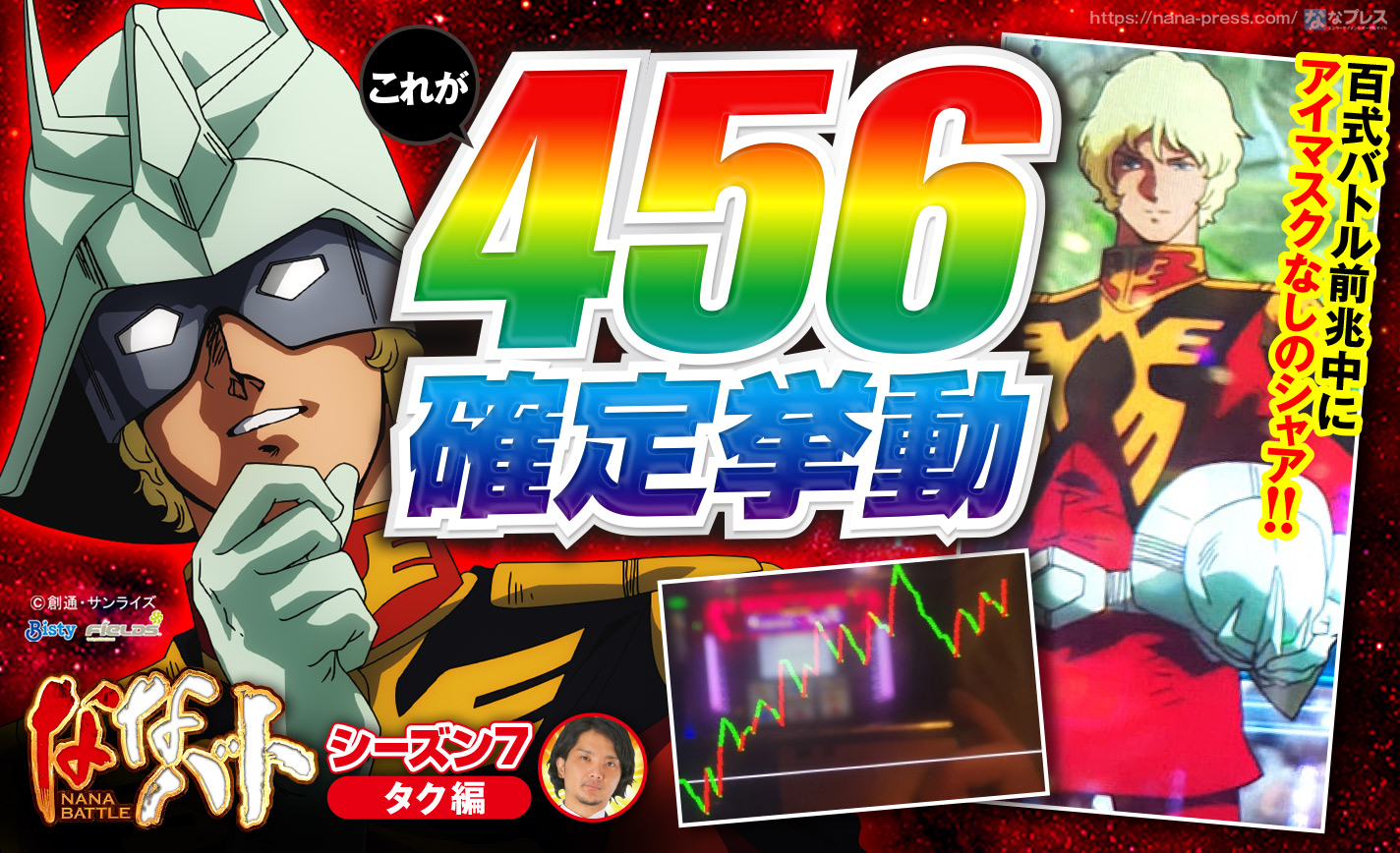 シャア専用パチスロ 逆襲の赤い彗星】1回目のCZ突破率は0%！！これが
